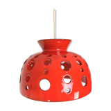 Ceramic hanging space age 70s, orange by Paul Badié