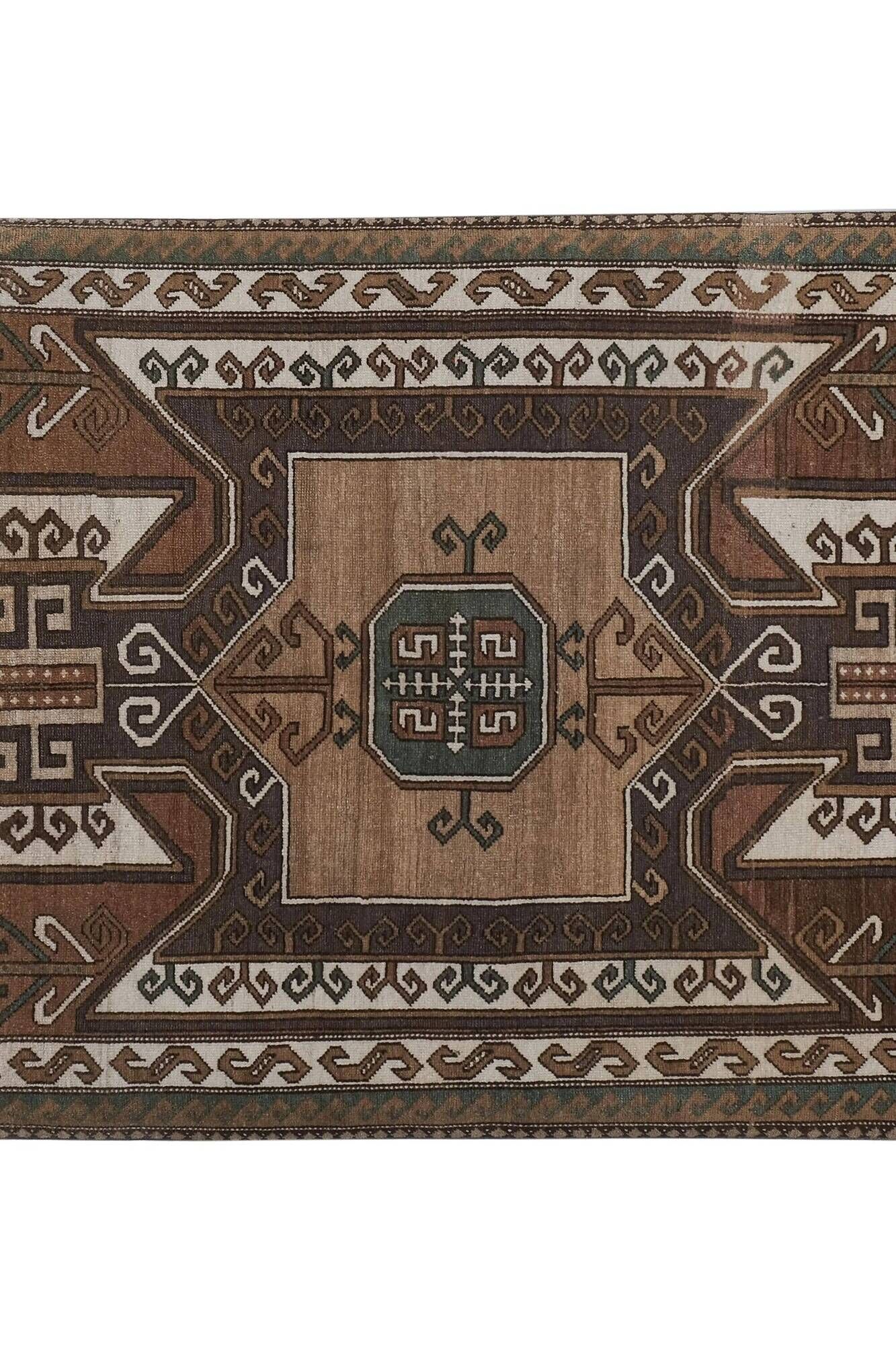 Vintage Turkish rug handmade 152x272 cm