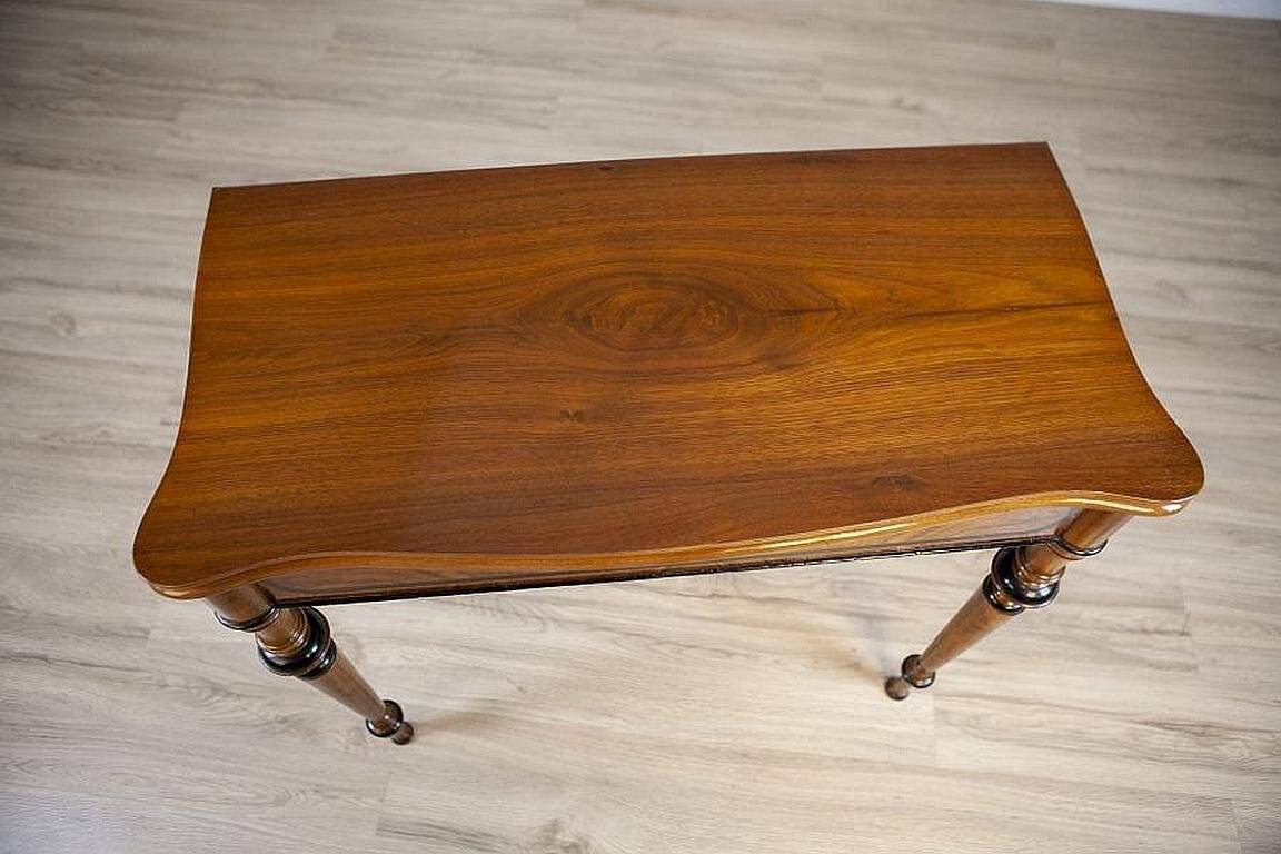 Late 19th Century Game Table with Hidden Drawer, 1890s