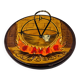 Cheese board with cauldron decoration, Vallauris