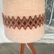 Lampadaire tripode scandinave en teck