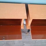 Set of 2 vintage bedside tables
