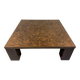 Danish coffee table in wenge end-grain mosaic Tranekaer Denmark