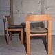 Set of six elm chairs from the 60s DLG regain