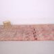 Pink Vintage Moroccan Rug 180 x 360 - Berber Wool Rug - Handmade Rug Boho