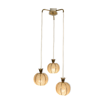 Cascade chandelier by Emil Stejnar for Nikoll, pendant lamp, 1960s