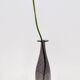 Black Murano Glass Bottle Vase "Mezza Filigrana" by Martens for Aureliano T