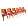 Mid Century dining chairs by Radomír Hofman, 1960´s, set of 6