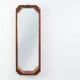 Geometric octagonal wooden Art Deco mirror, Italy ca. 1925