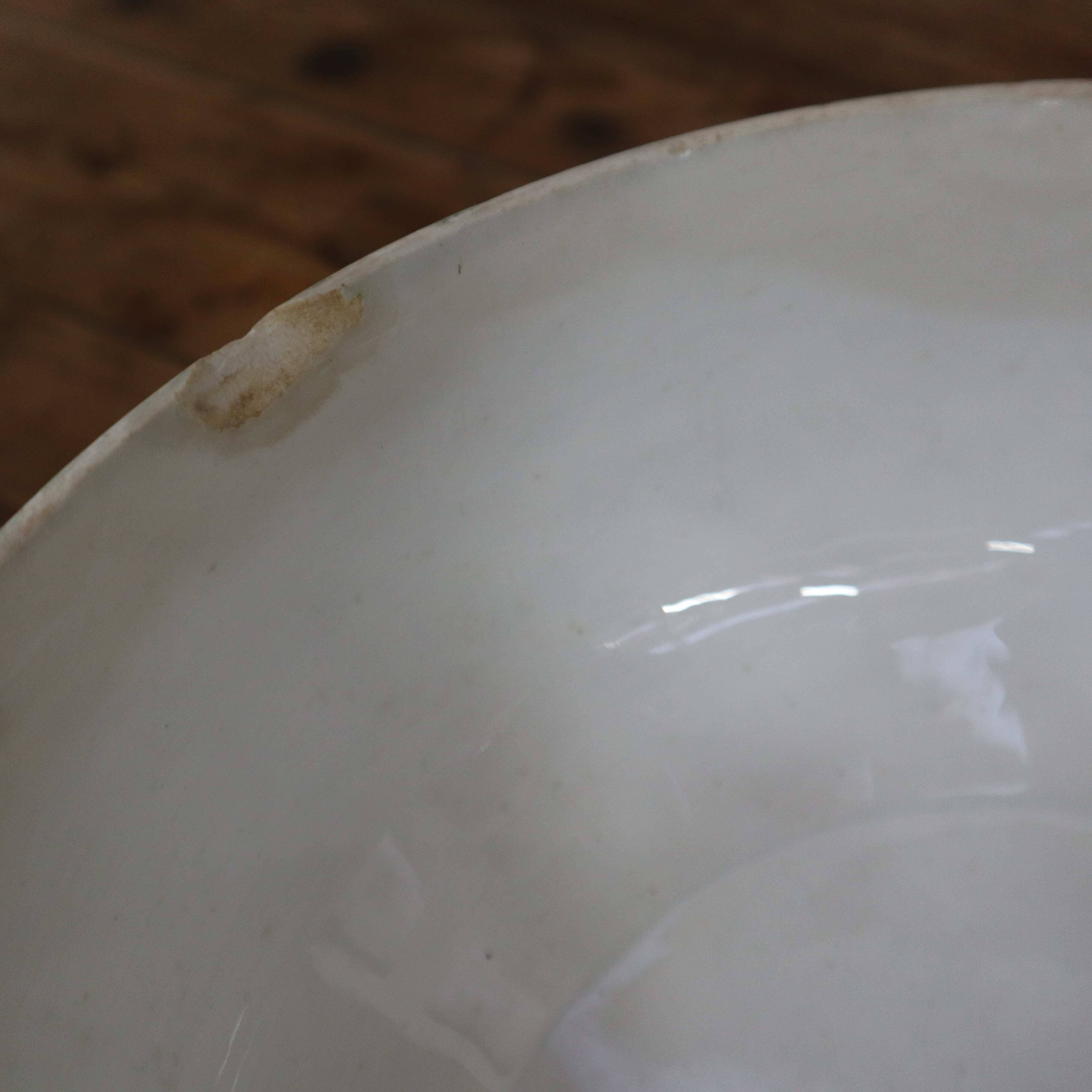 Antique salad bowl Terre de Fer Ceranord / Saint-Amand 1930