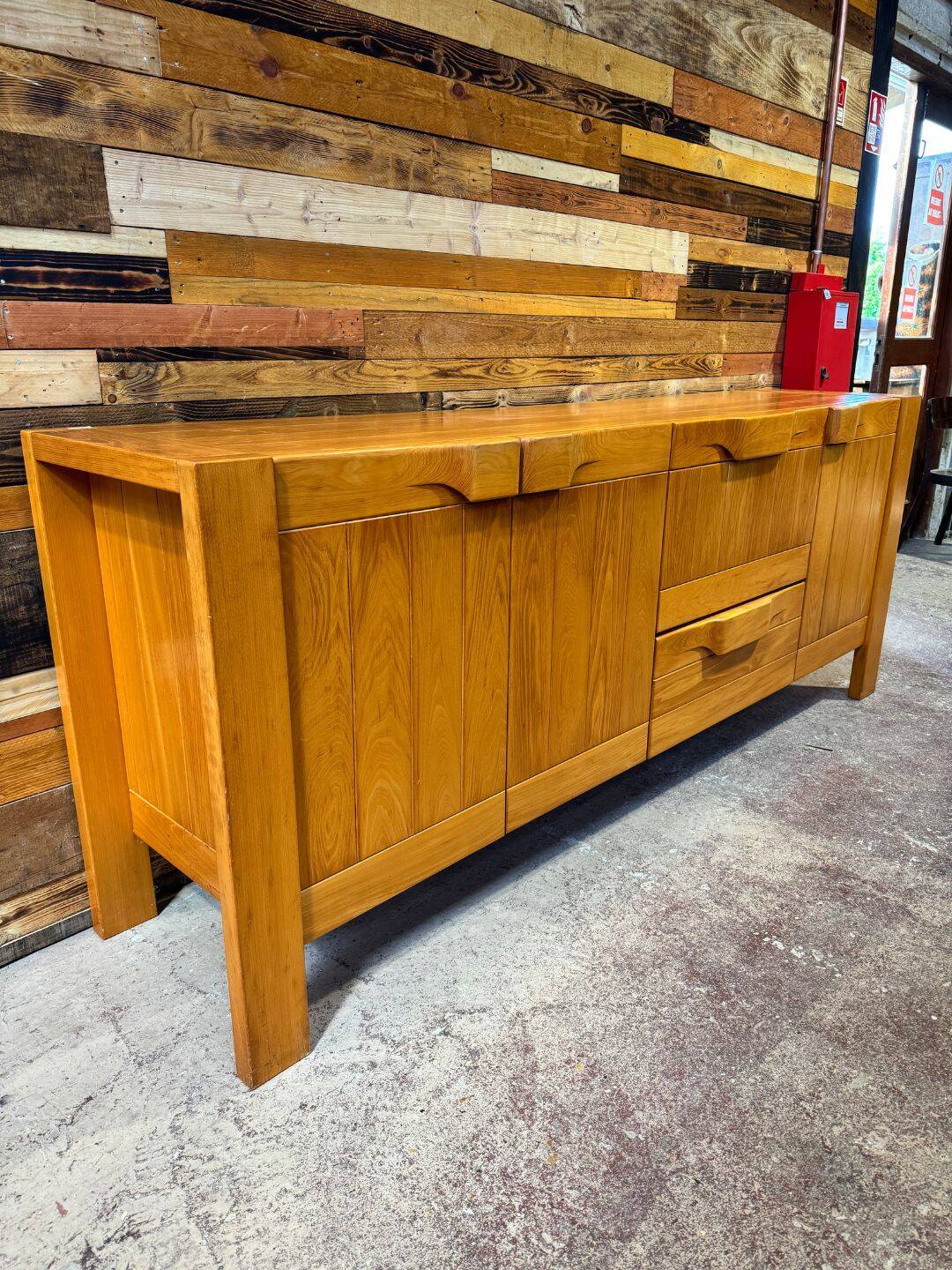 Ornate elm in the style of Maison Regain.