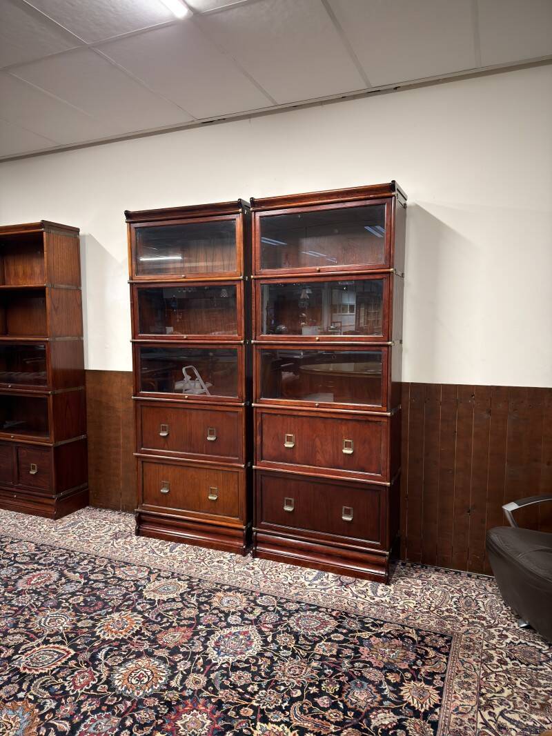 Set English Original Globe Wernicke Bookcase