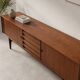 Vintage enfilade Oswald Vermaercke Paola in teak