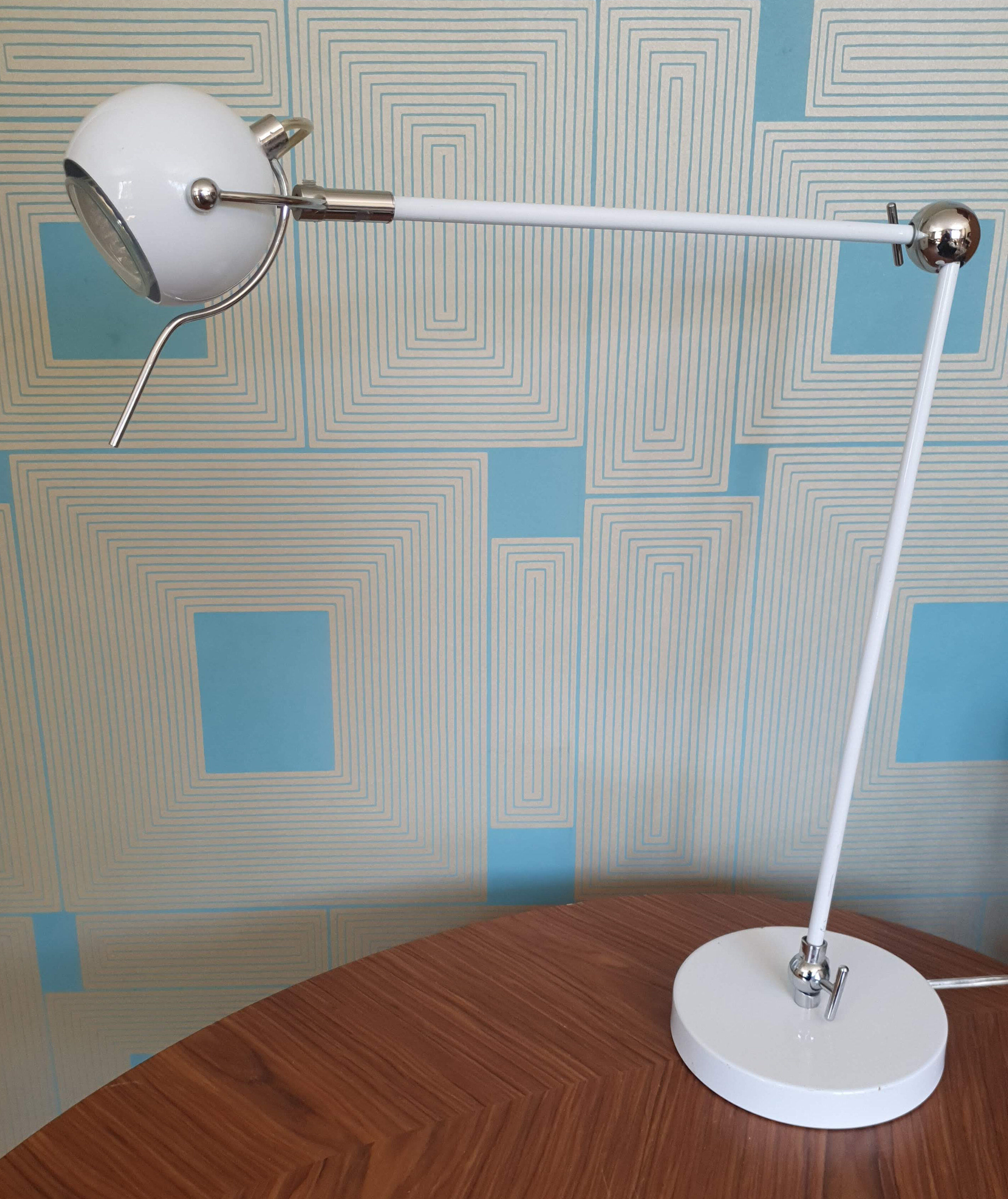 Space Age design articulated lamp