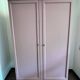 Armoire pieds compas rose mercerie