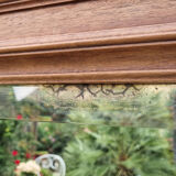 Mirror Trumeau, Henri II, early twentieth century, oak and beveled mirror