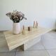 Table basse en travertin