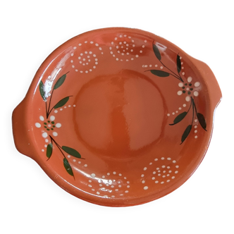 Hand painted Portuguese terracotta dish