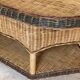 Vintage rattan coffee table – 1970s Riviera spirit