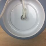 Blue glass pop egg lamp 80's