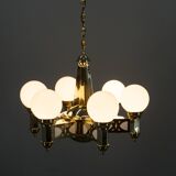 Rare Art Nouveau Chandelier by Emil Kralik for Vulkania, 1920s