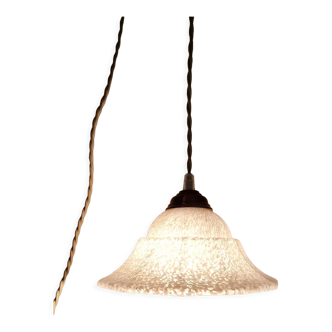 Art Deco Clichy glass pendant lamp