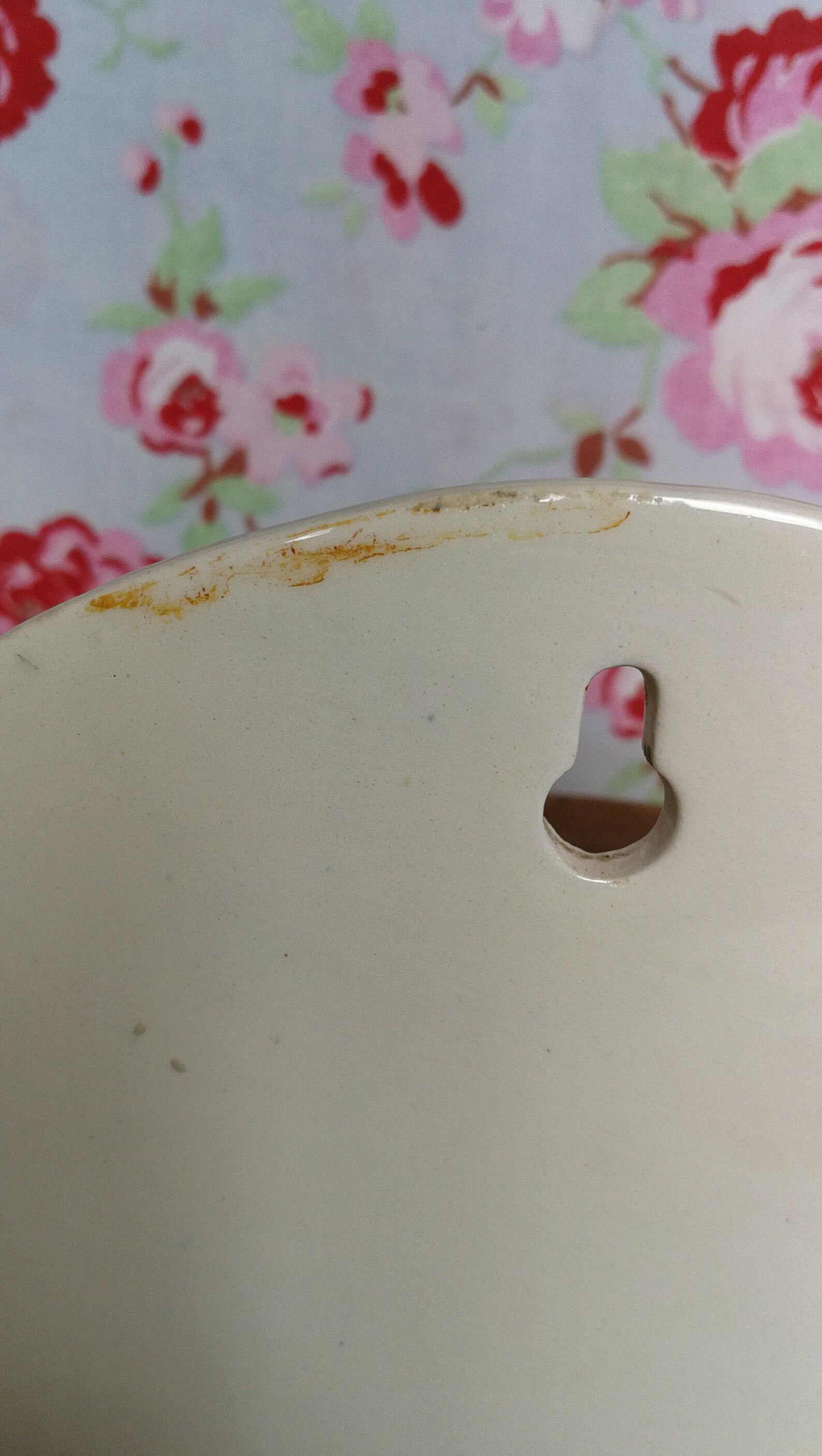 Ceramic matchbox and vintage antique wood dishes Creil Montereau HBCM