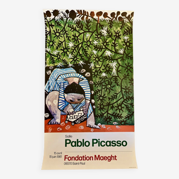 Affiche en Quadrichromie Pablo Picasso « Claude à 2 ans »