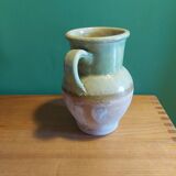Glazed terracotta pot