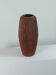 Vintage mid-century brutalist sgraffito ceramic vase