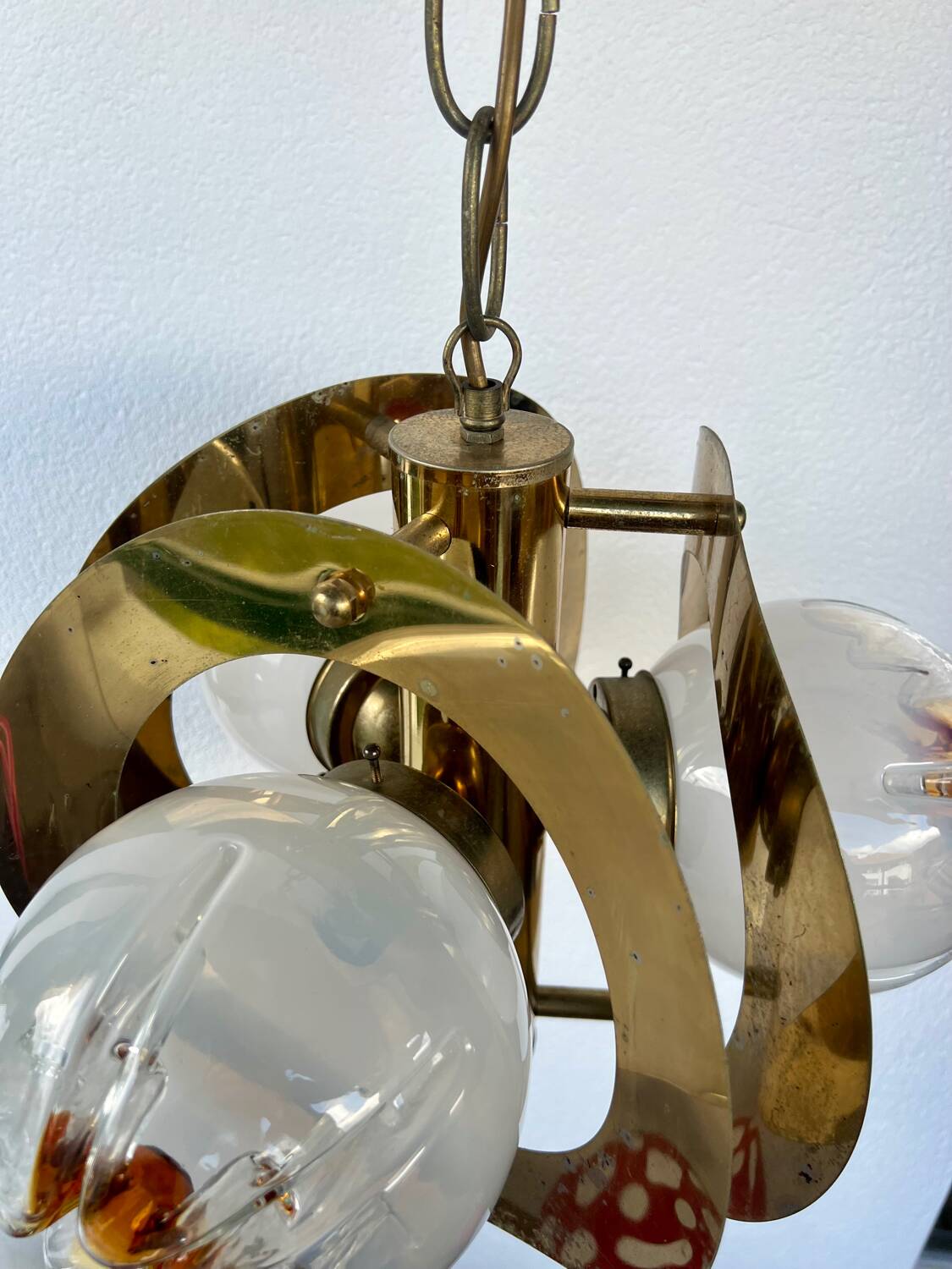 Murano glass chandelier by Mazzega - 1970