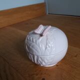 Spherical box in pink ceramic Willemse