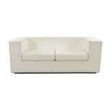 Throw Away Sofa by Willie Landels for Zanotta 1965 in white vinyl