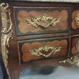 Dresser in marquetry style Louis XV