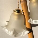 Pair of tulip lamps