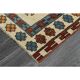 1970s Vintage Turkish Oushak Handmade Wool Cotton Beige Area Rug 158x326