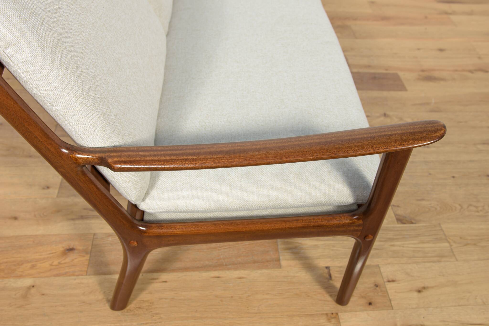 Mid Century Three-seater Sofa Model PJ112  by Ole Wanscher for Poul Jeppesens, Denmark, 1960s