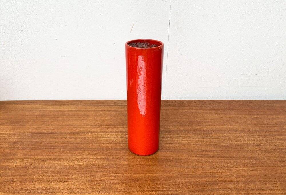 Mid-century minimalist vase WGP in West German ceramic by Marschner Kunsttöpferei, 1960s.