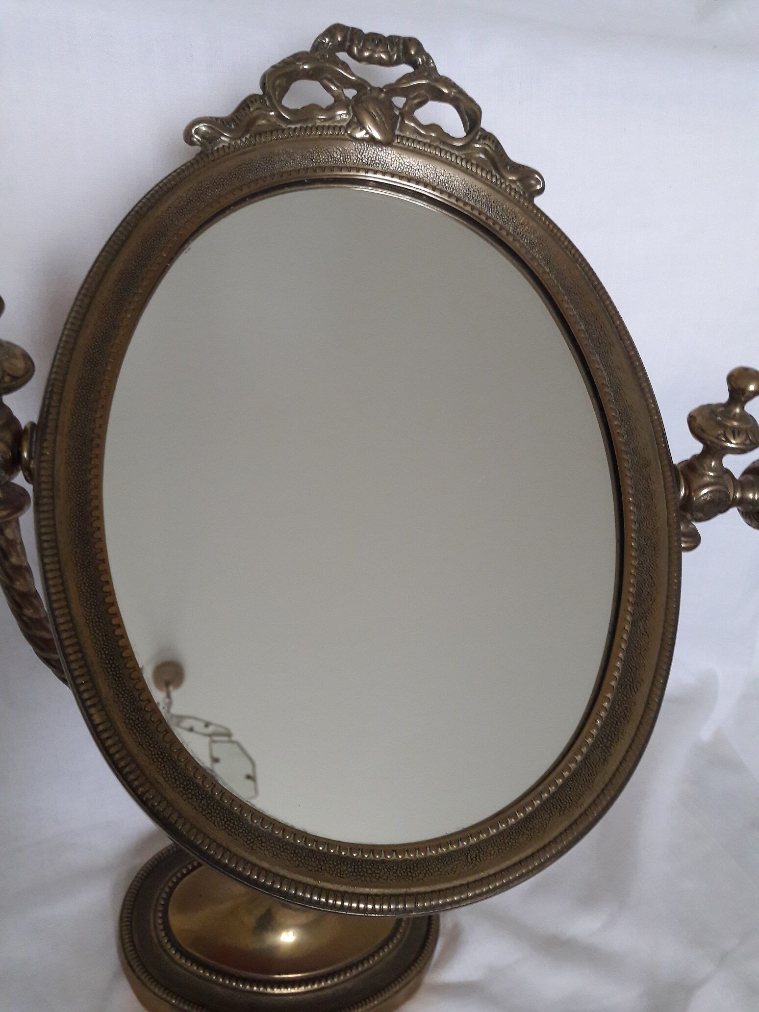 Brass mirror 29 x 41 cm