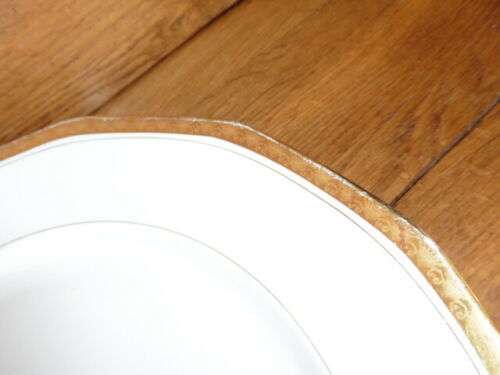 Limoges porcelain dessert dish by A.Blin vintage Vierzon décor