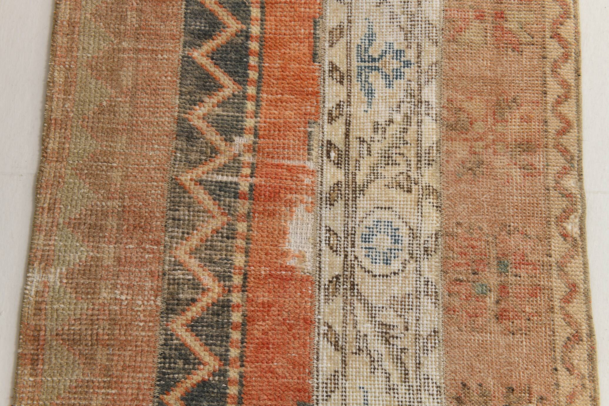2x5 Soft Pastel Vintage Runner Rug, 61x168Cm