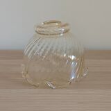 Tinted glass globe pendant light