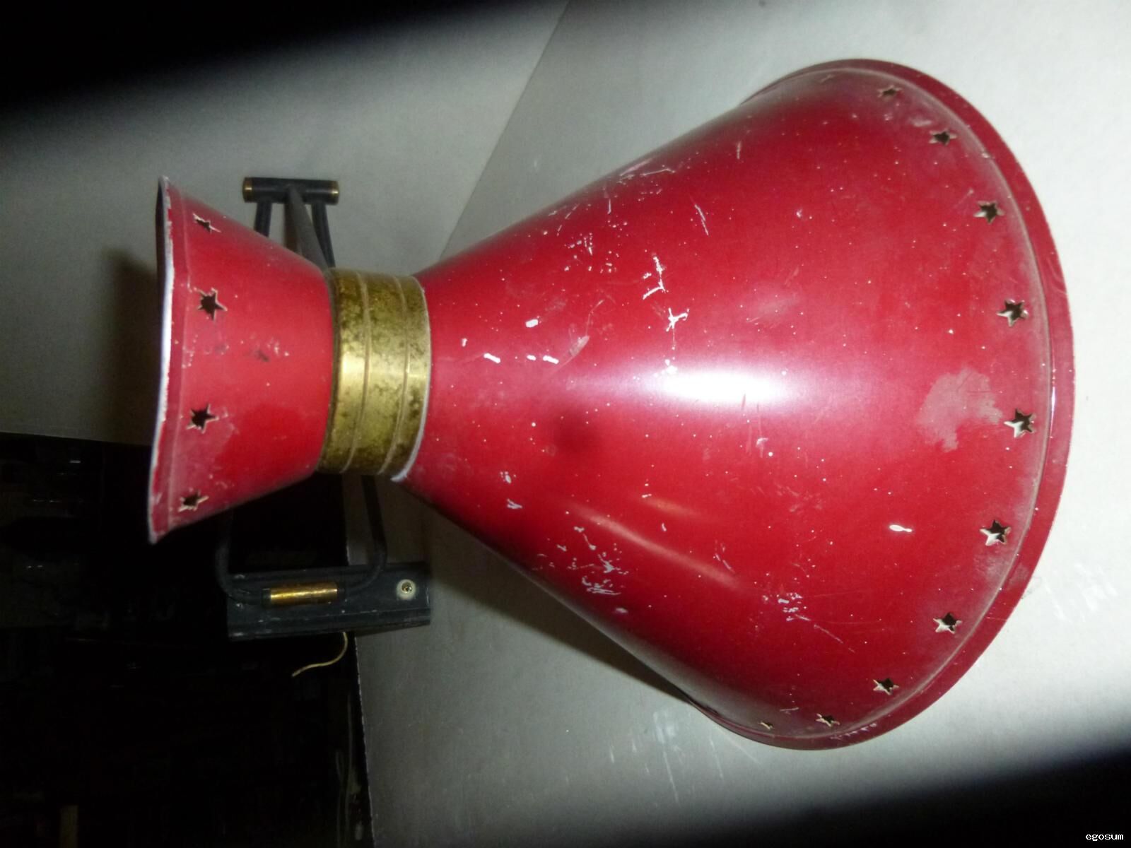 Lamp stem diabolo René Mathieu to Lunel 1950