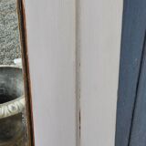 Miroir ancien des années 1920 en chêne patine grise 149cm