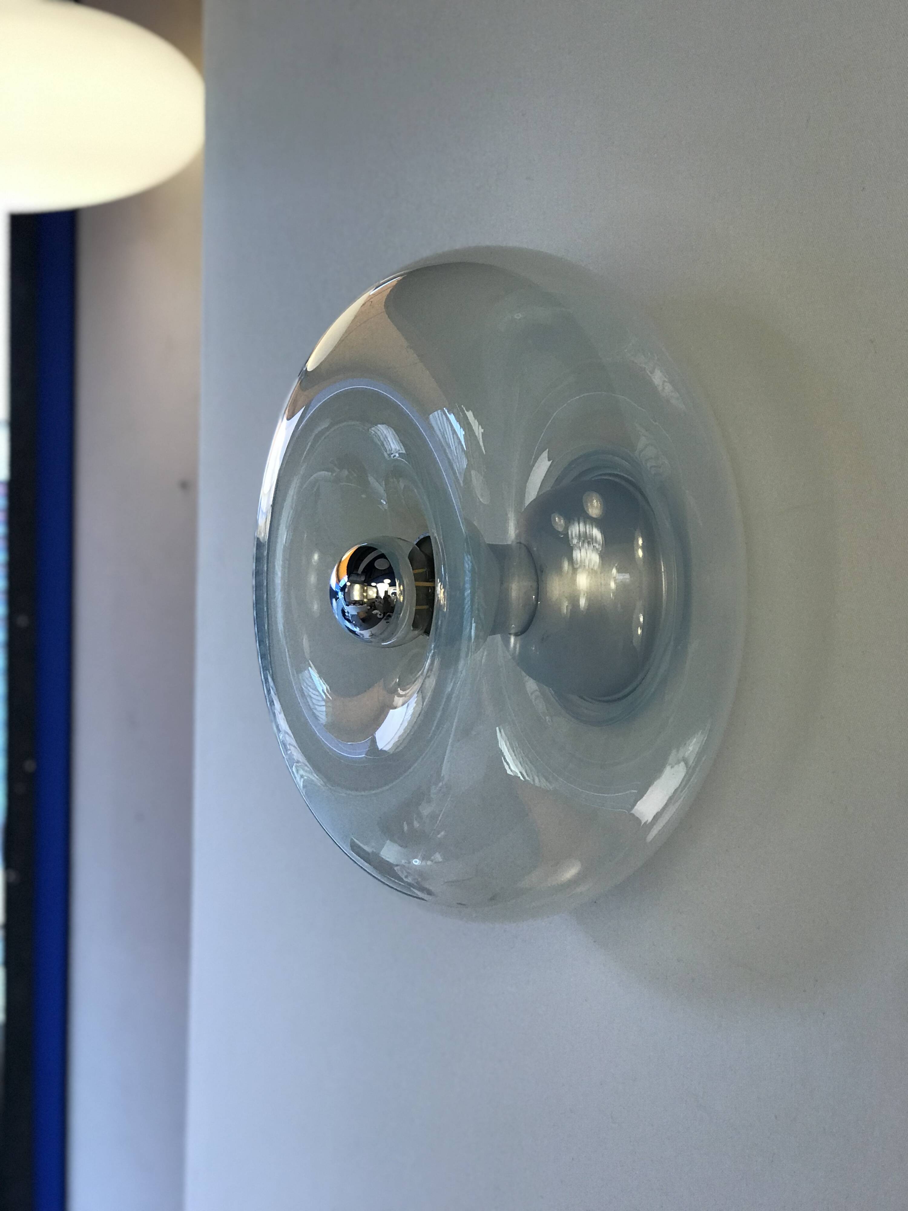 Panta model wall lamp, Giusto Toso, Leucos, 1967