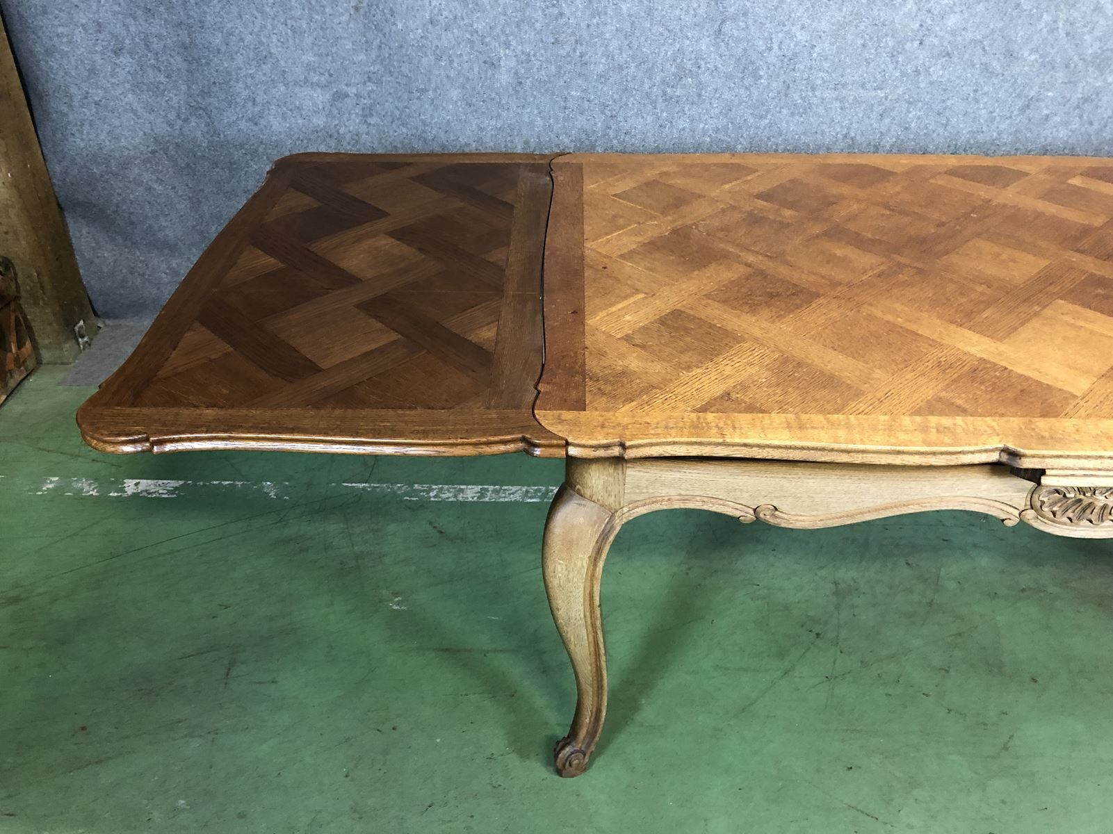 Louis XV oak table - 1950s