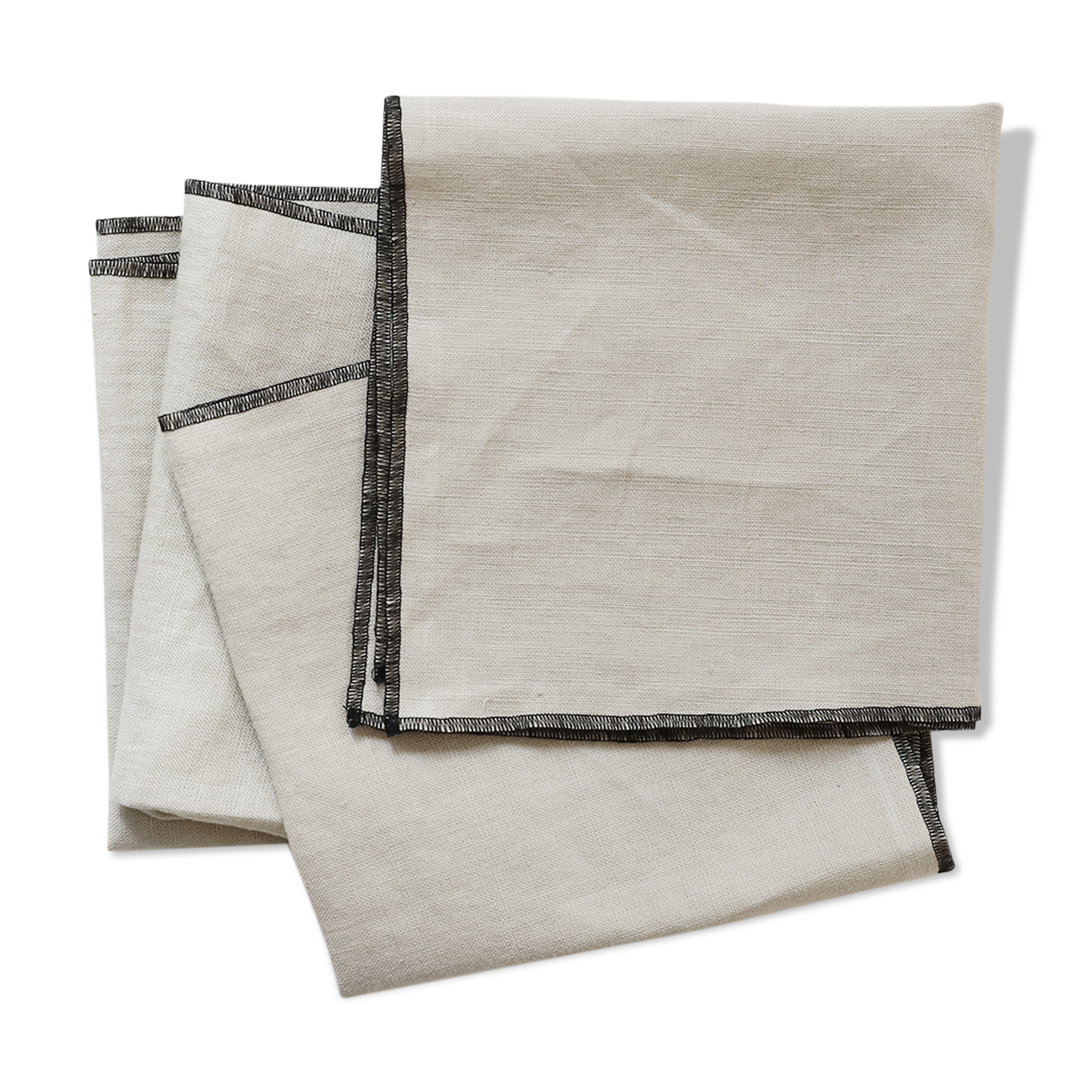 Lot of 4 towels in chalk linen