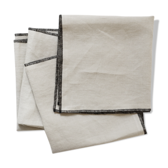 Lot of 4 towels in chalk linen