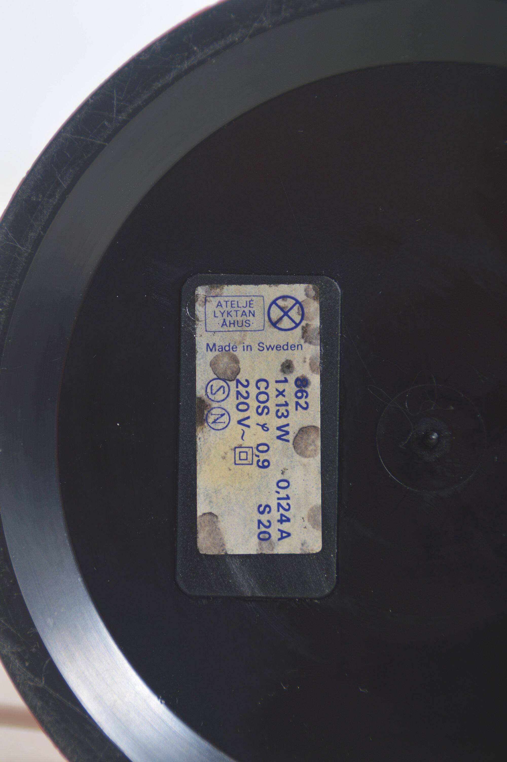 Swedish Tube desk lamp designed by Anders Pehrson for Atelje Lyktan, '70