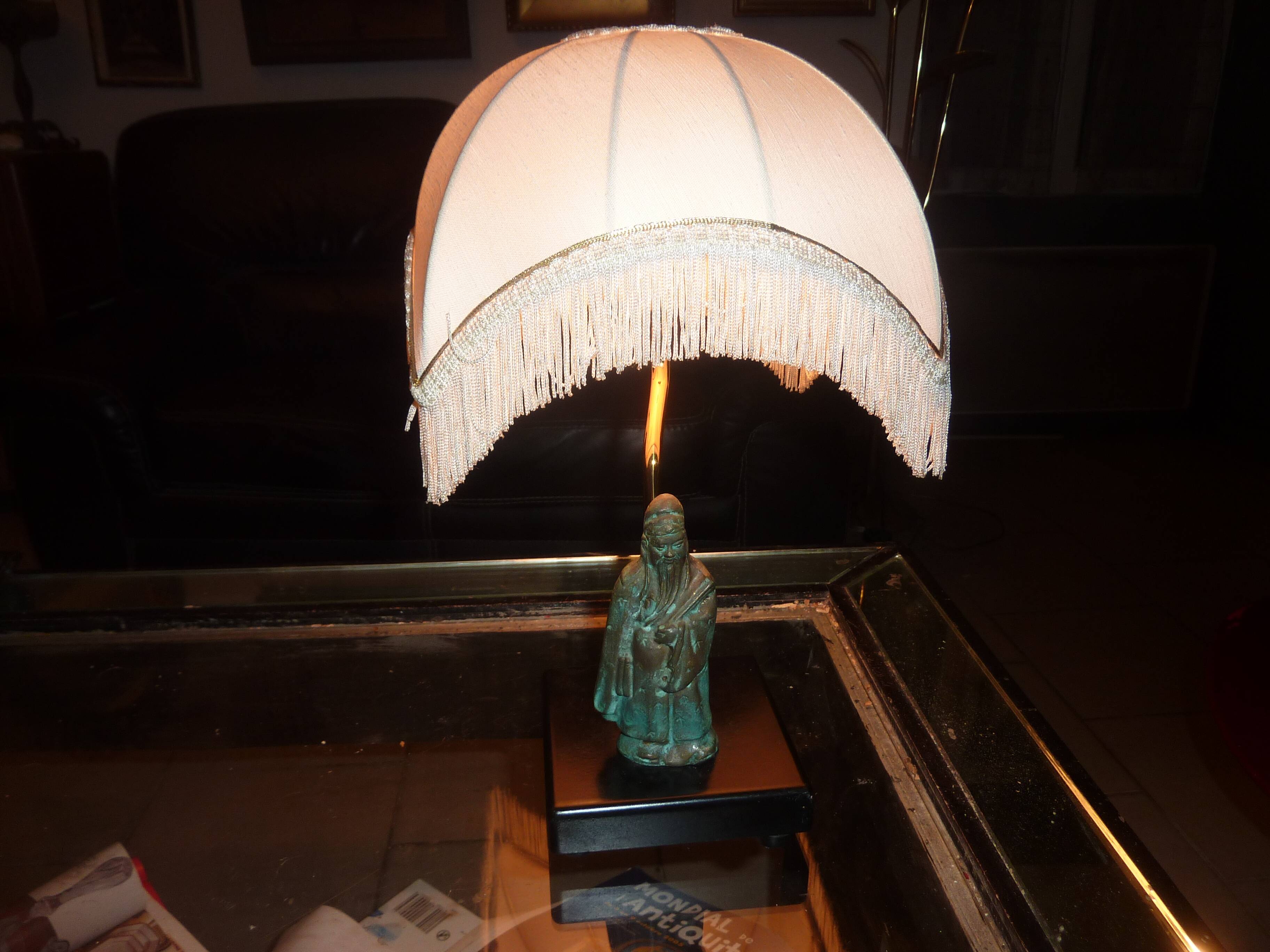 Bronze table lamp